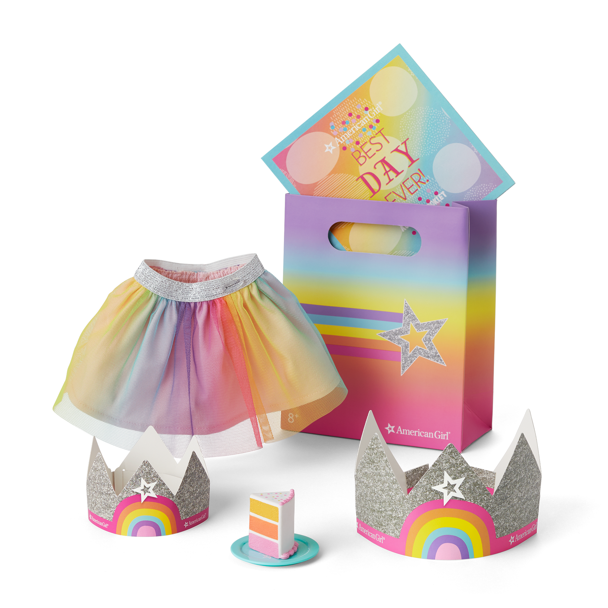American Girl Rainbow Goody Bag Bundle (4 Pack)