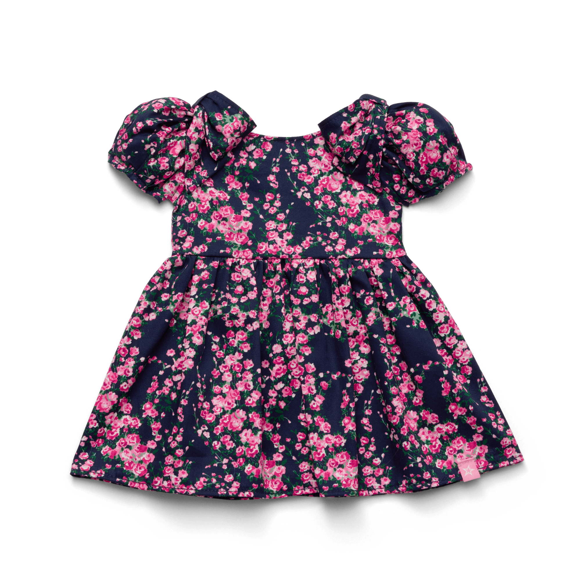 American Girl X Janie And Jack Rosy Cascade Party Dress For 18-Inch Dolls